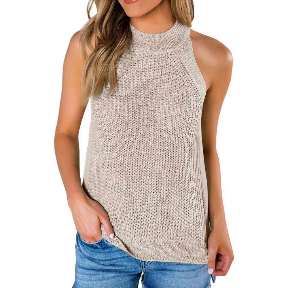 Women's Knit Tank Top Sleeveless Summer Casual Comfortable Flattering